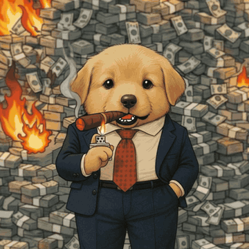Animación de moneda Doggy en bucle